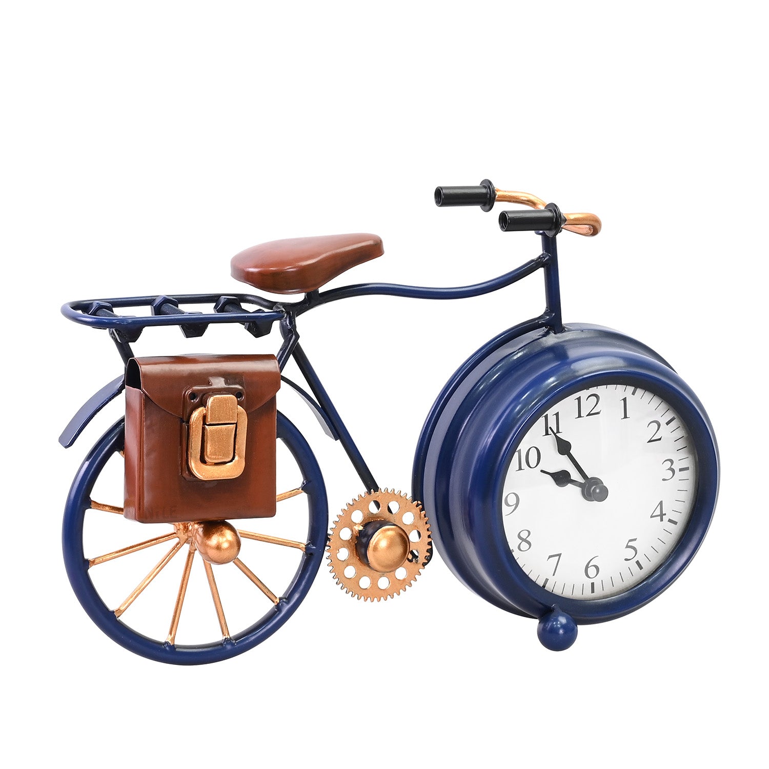 Bicycle Office Desk Clock ,Perfect for Room Decor, Ideal for Small Desk