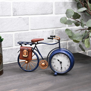 Ikee Design® Bicycle Office Desk Clock ,Perfect for Room Decor, Ideal for Small Desk