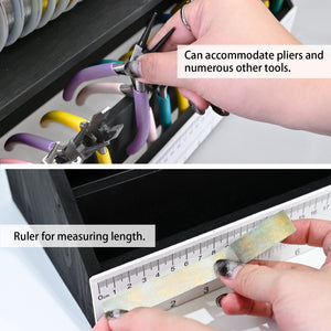 Jewelry and Craft Working Table Bench with measurement, organizes Tools