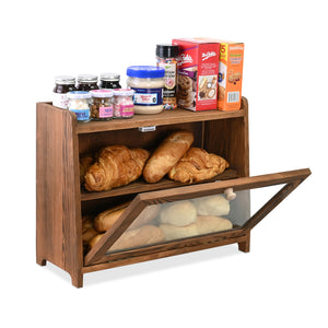 Ikee Design® Wooden Table Top Storage Cabinet, countertop cabinet, and wood organizer