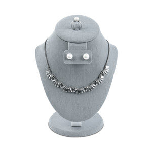 Ikee Design® Combination Bust Display for Necklace, Ring, and Earrings