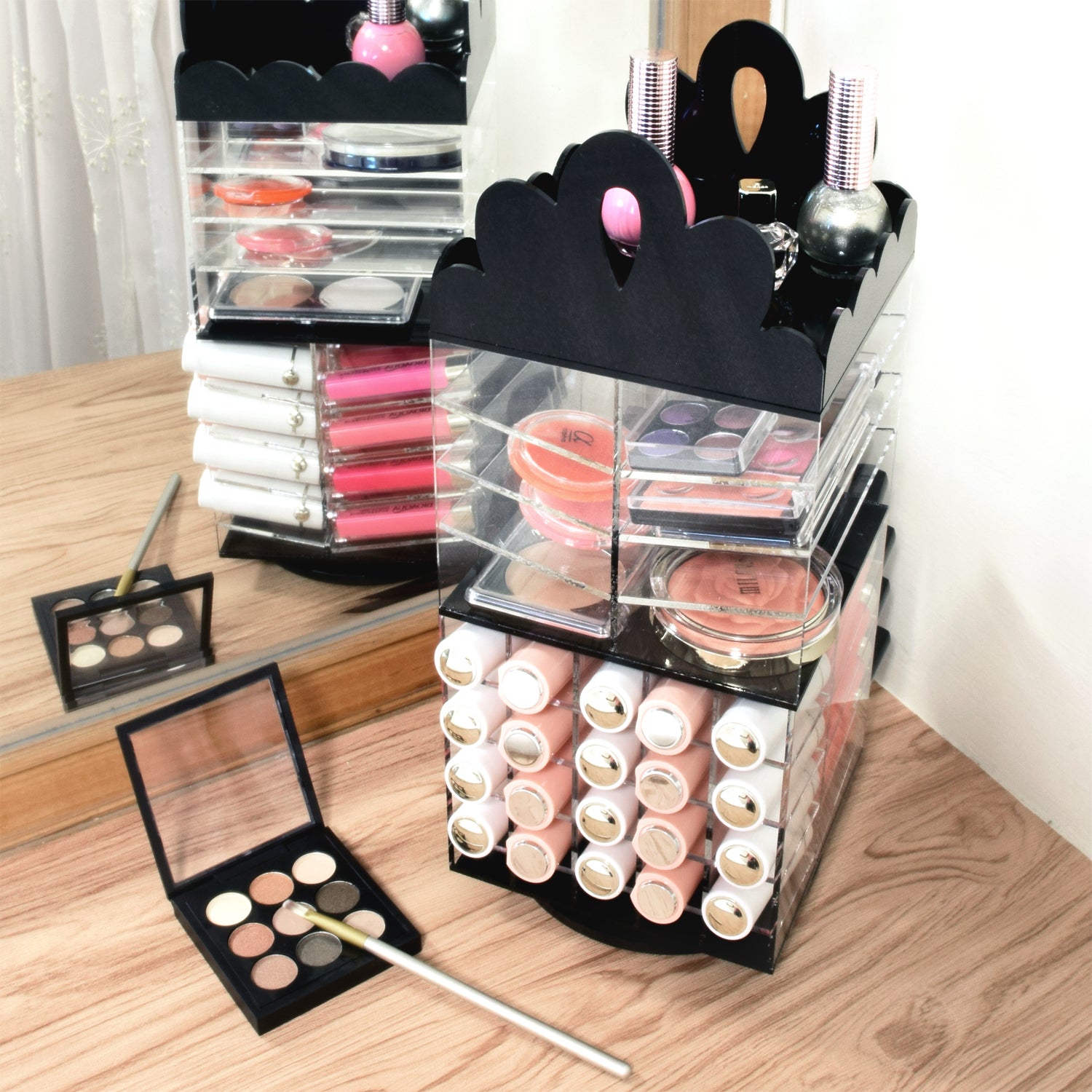 Rebrilliant Elizabeth-Marie Acrylic 7 Compartment Makeup Organizer &  Reviews