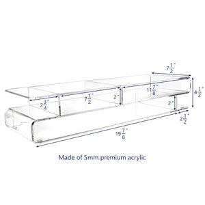 Acrylic Monitor Stand Holder Personal Computer Rack