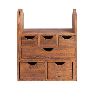 Ikee Design® Large Adjustable Wooden Desktop Organizer for Office Supplies