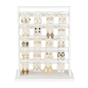 Ikee Design® Wooden jewelry rack with 20 hooks