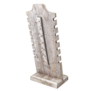 Ikee Design® Wooden Freestanding Jewelry display Holder