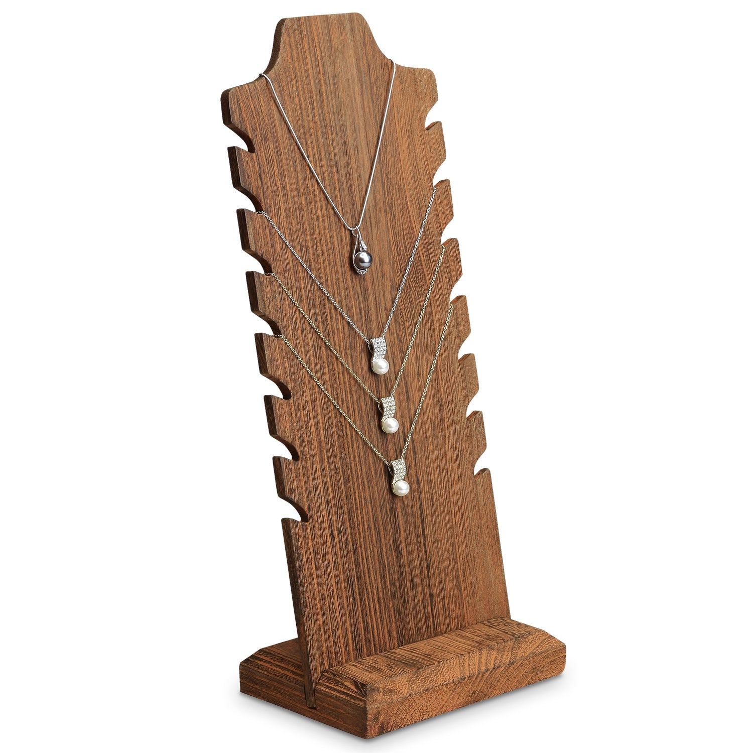 Ikee Design® Wooden Freestanding Jewelry display Holder