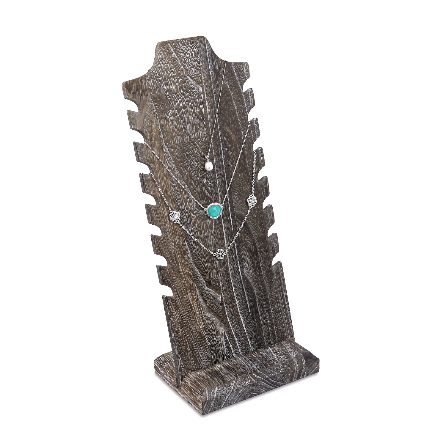 Ikee Design® Wooden Freestanding Jewelry display Holder