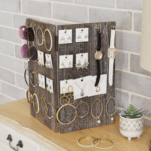 Ikee Design® Two-Sided Jewelry Display Stand